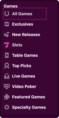 Catalog of slot machines